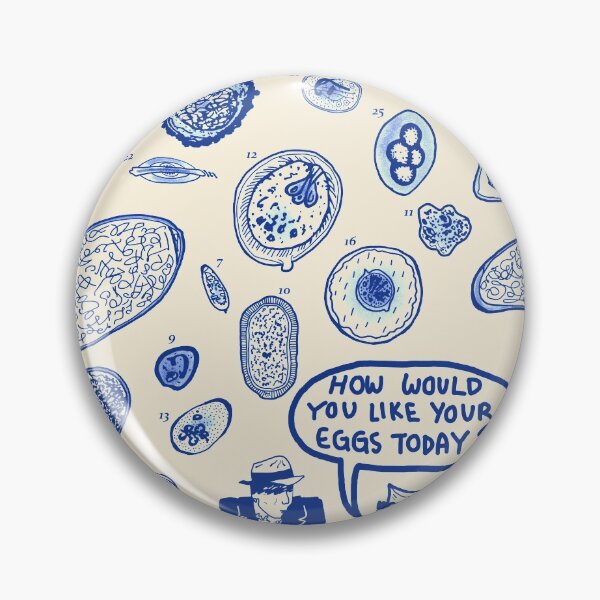 Item preview, eggs microbiology food science 1985 vintage shirt designed and sold by chair37.