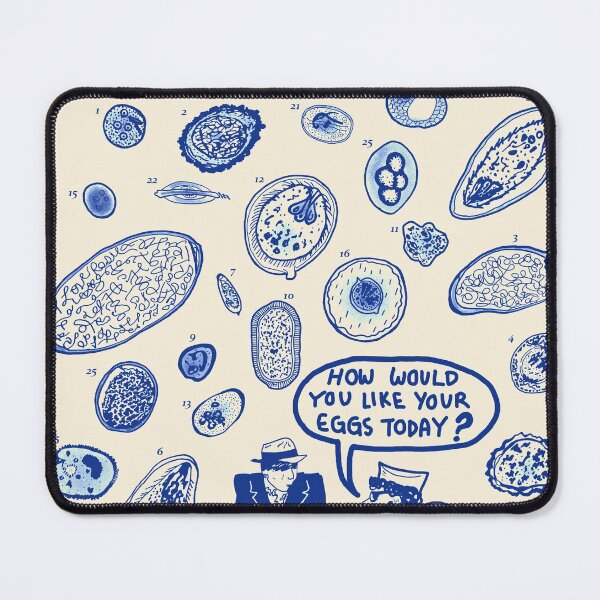 Item preview, eggs microbiology food science 1985 vintage shirt designed and sold by chair37.