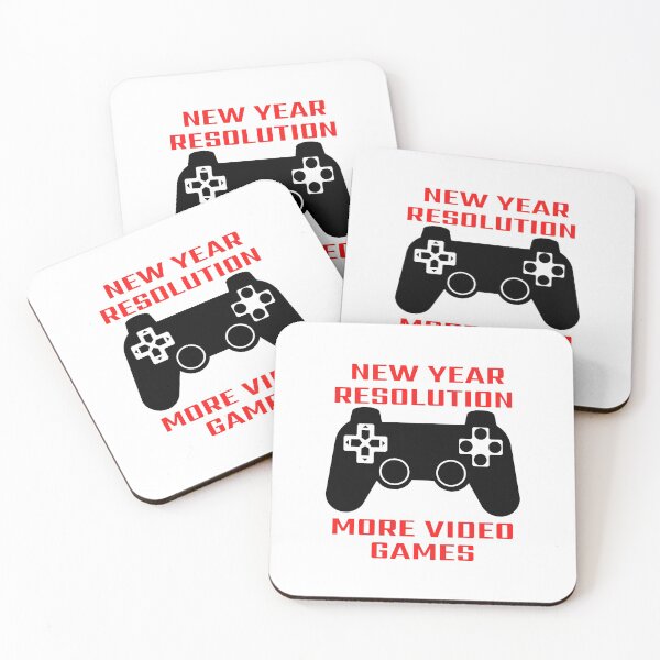 Item preview, My New year resolution is more video games designed and sold by Creative Life.