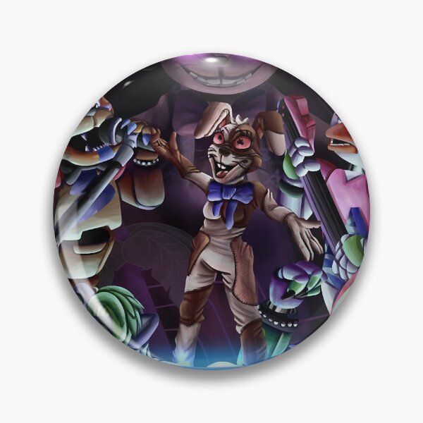 Item preview, Five nights at freddys security breach poster Sticker designed and sold by Michaelmull.