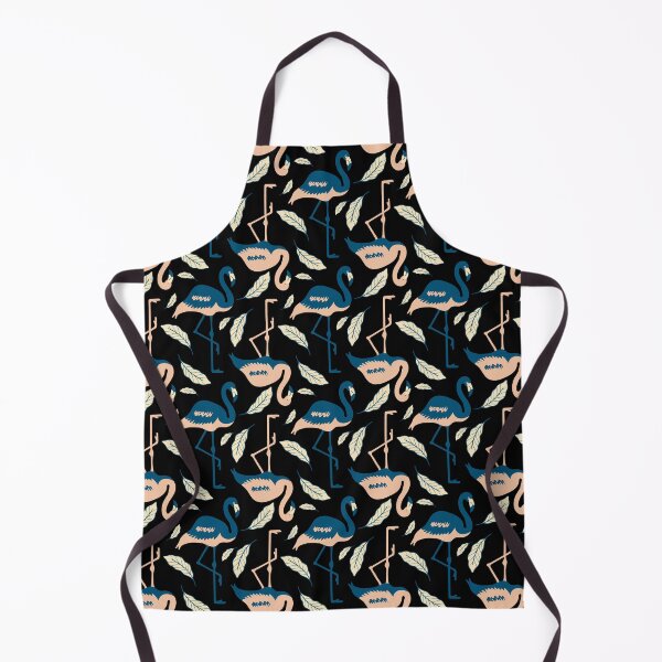 Item preview, Flamingos and Feathers in Blue and Pink Pattern designed and sold by Trinket-Trickster.