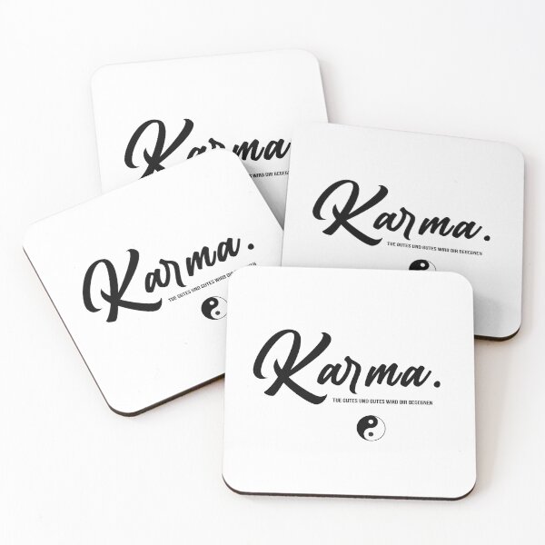Item preview, Karma REGULT DAS schon.Tue Gutes und Gutes wird Dir Beegennen T-Shirt designed and sold by youssefattigui.