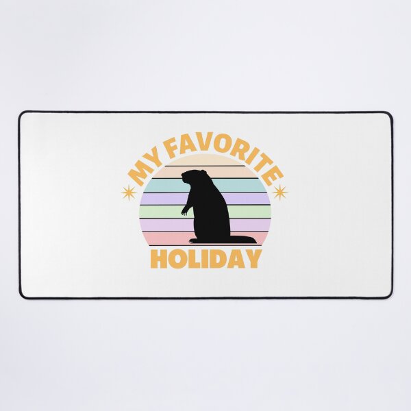 Item preview, My Favorite Holiday Ground Hog sunset shirt designed and sold by bonus24.