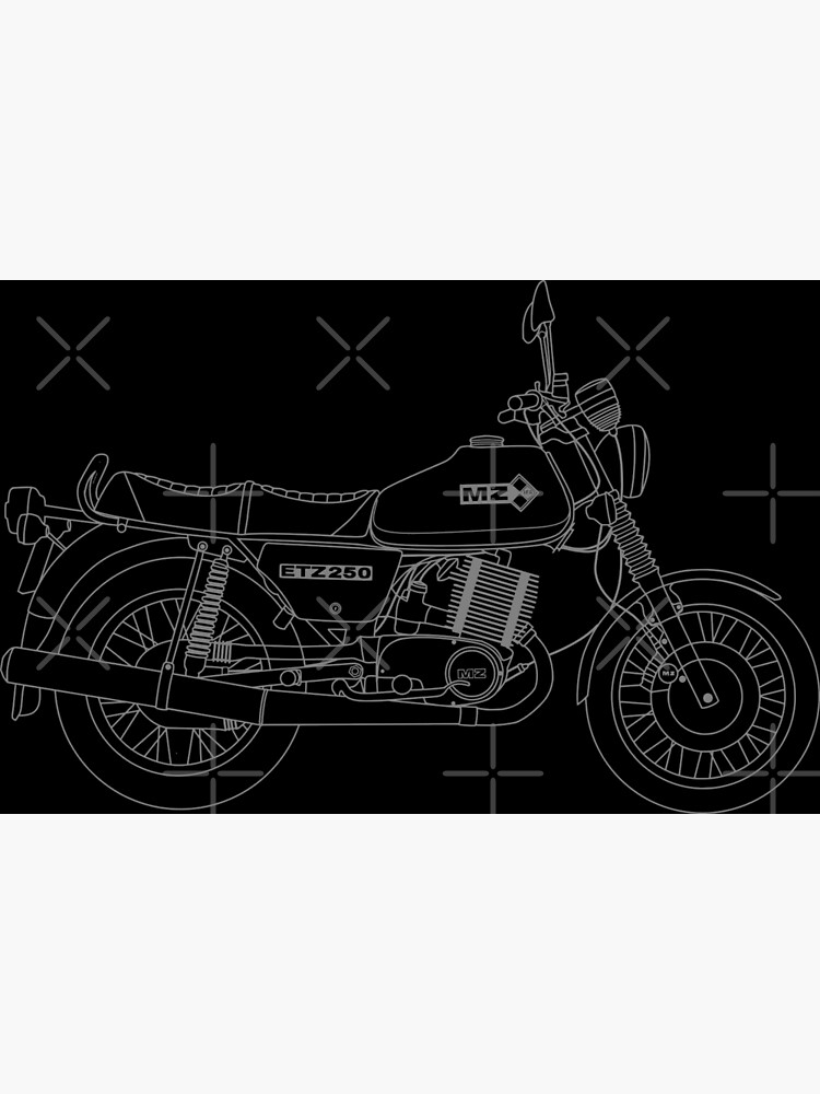MZ ETZ 250 motorbike two stroke best t-shirt design