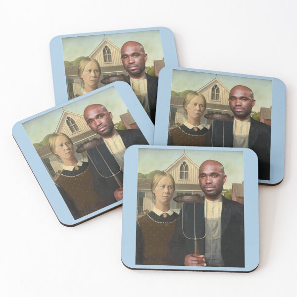 Item preview, American Gothic Wood Meme   designed and sold by OandECustomss.