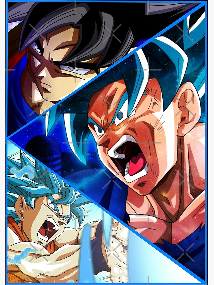 " Goku Ultra Instinct Form B" Poster For Sale By Qwerty112 | Redbubble