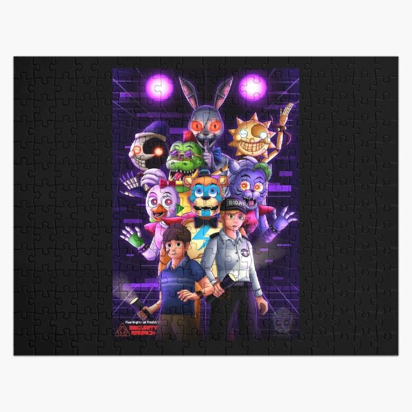 Solve FNAF - Security Breach Main Animatronics jigsaw puzzle online with 15  pieces