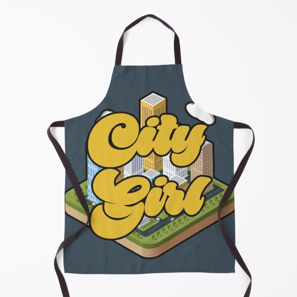 Item preview, City Girl - Yellow and Tiny 3d City designed and sold by Chubuter.