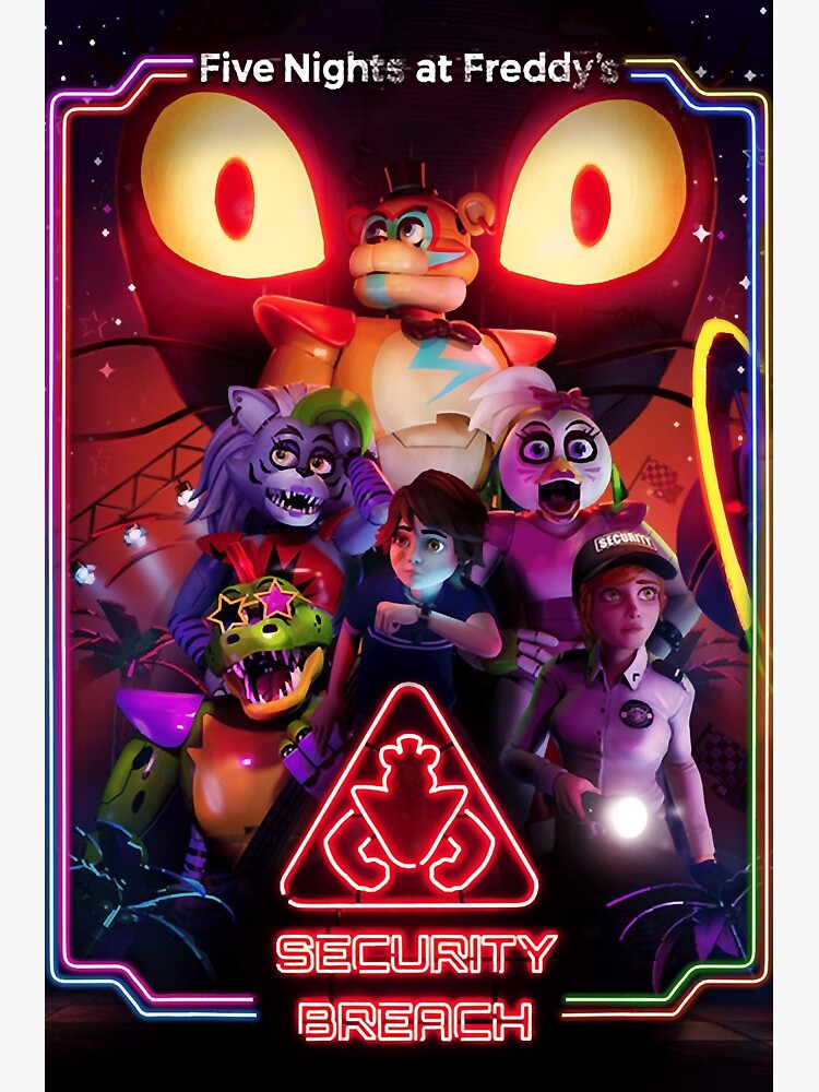 SUNDROP FNAF Security Breach in Game Poster Digital Download 