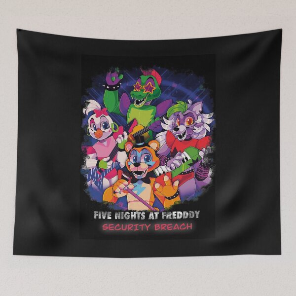 Item preview, Fnaf Security Breach Spiral Notebook Tshirt designed and sold by Michaelmull.
