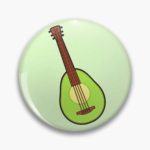 Item preview, Avocado Guitar designed and sold by MadeByBeata.