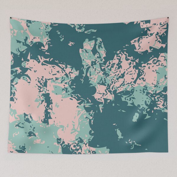 Item preview, Cascade, Gossamer Pink & Harbor Blue designed and sold by Kettukas.