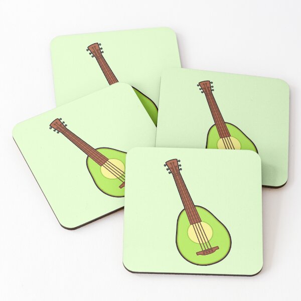 Item preview, Avocado Guitar designed and sold by MadeByBeata.