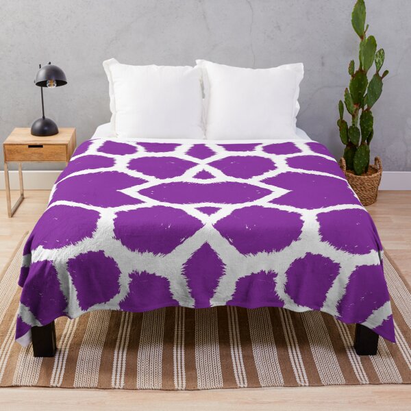 Item preview, Giraffe animal print purple designed and sold by Md Rashid Hasan.