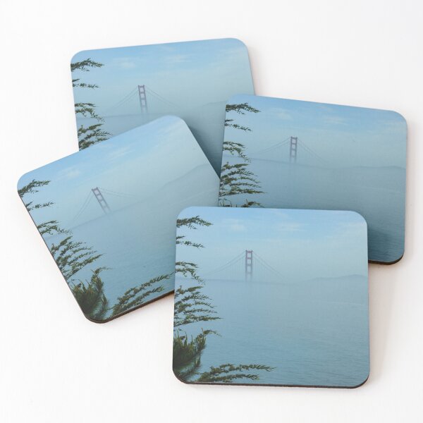 Item preview, San Francisco Fog - Pale Blue Golden Gate Bridge View designed and sold by Georgia Mizuleva.