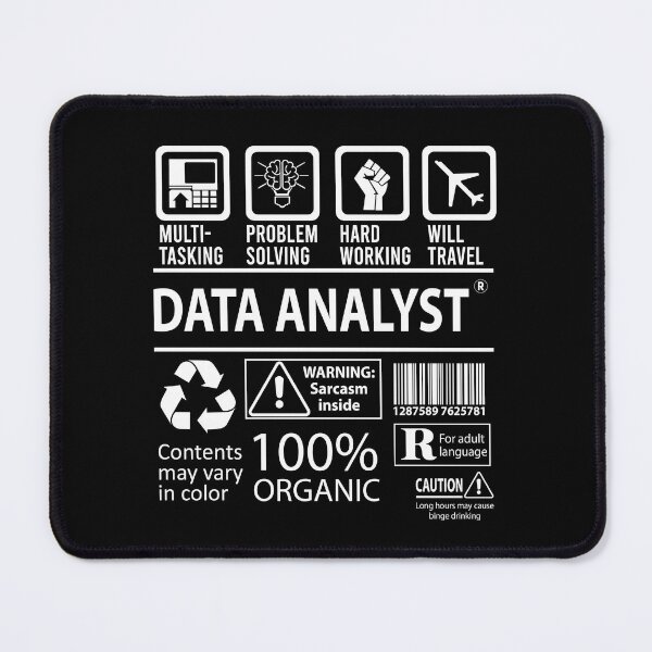 Item preview, Data Analyst T Shirt - MultiTasking Certified Job Gift Item Tee designed and sold by oslandefren.