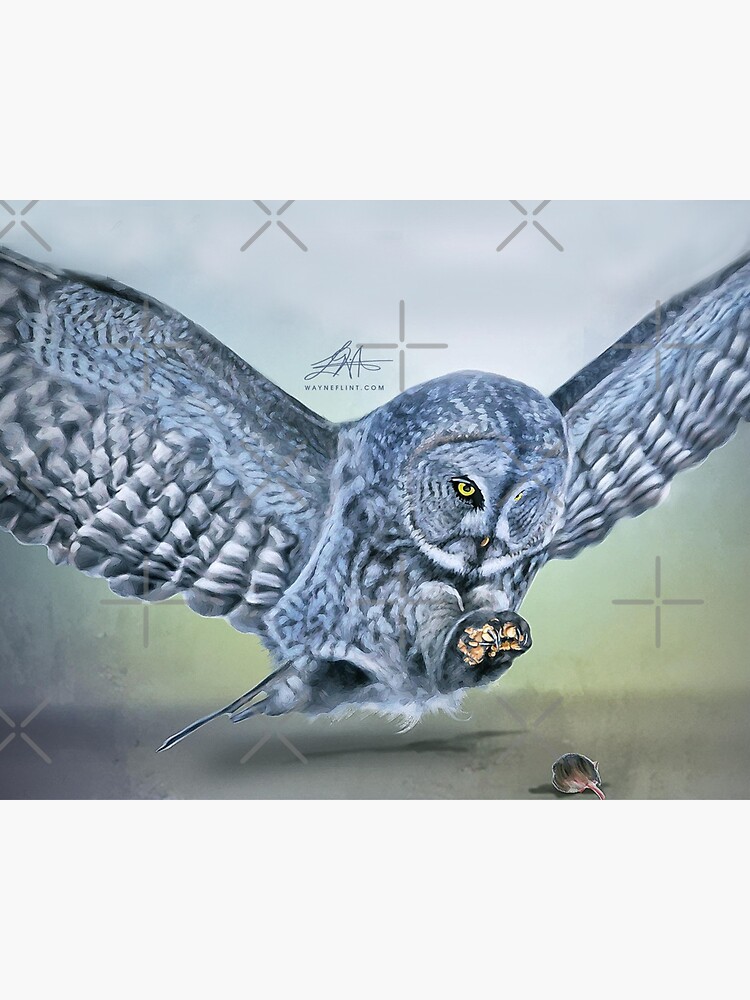 Thumbnail 3 of 3, Poster, Digital Owl designed and sold by wayneflint.