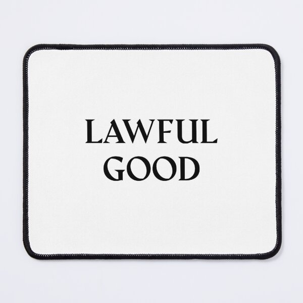 Item preview, Lawful Good: Dungeons and Dragons Alignment designed and sold by Plasmak.