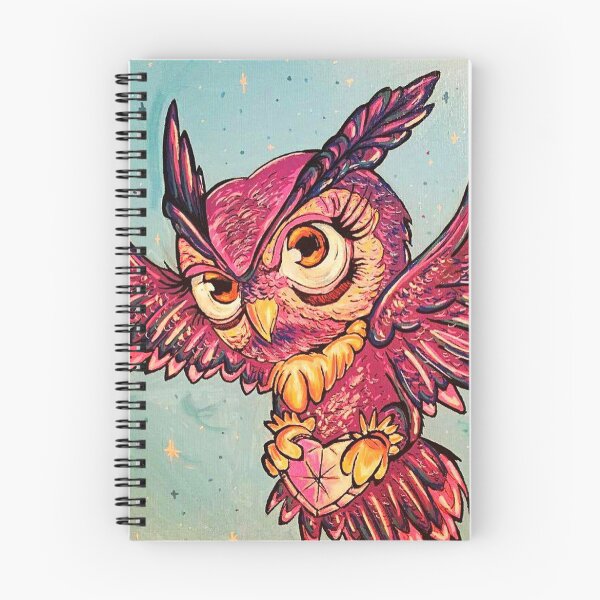 Item preview, soul mate owl designed and sold by CindyDeroeuxArt.
