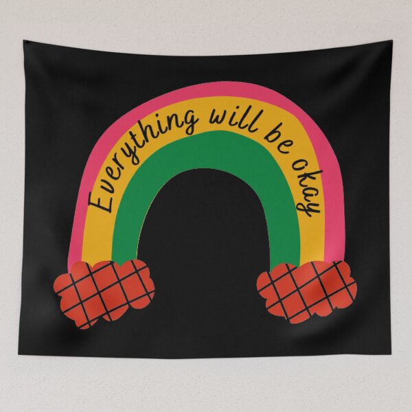 Item preview, Everything will be okay Positive vibes Good Vibes designed and sold by CoolArtByMboya.