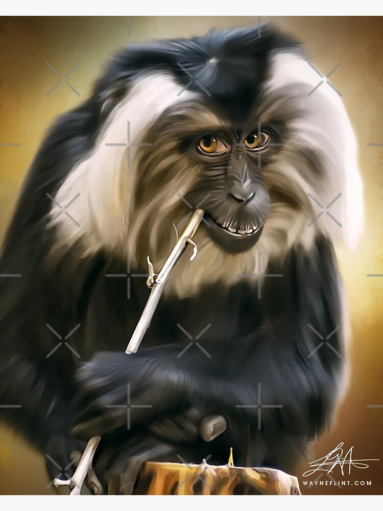 Thumbnail 3 of 3, Poster, Digital Monkey designed and sold by wayneflint.