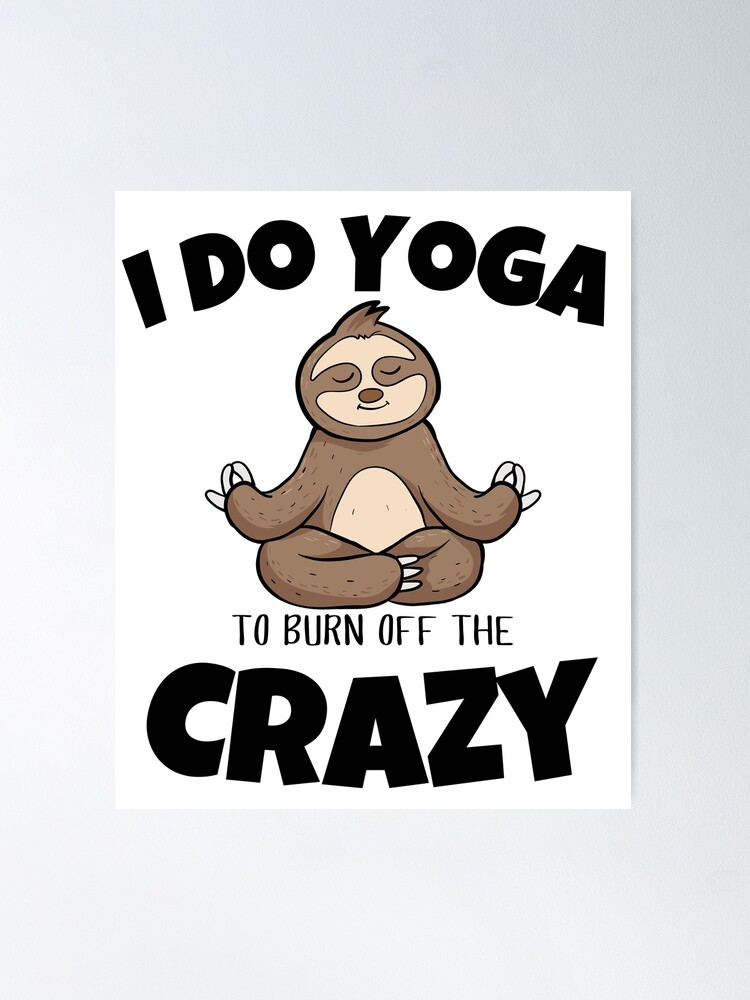 Free Shipping Worldwide - Yoga Mat Gift Idea - Cute Sloth - Thick
