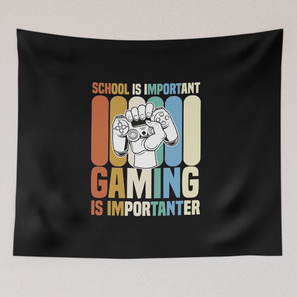 Item preview, School Is Important But Gaming Is Importanter designed and sold by medbdj.