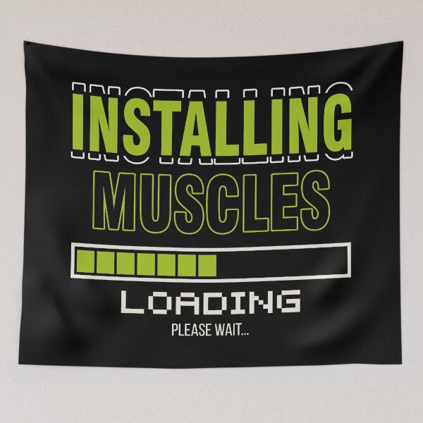 Item preview, Installing muscles funny quote for men and women to start the gym designed and sold by Desibeau.