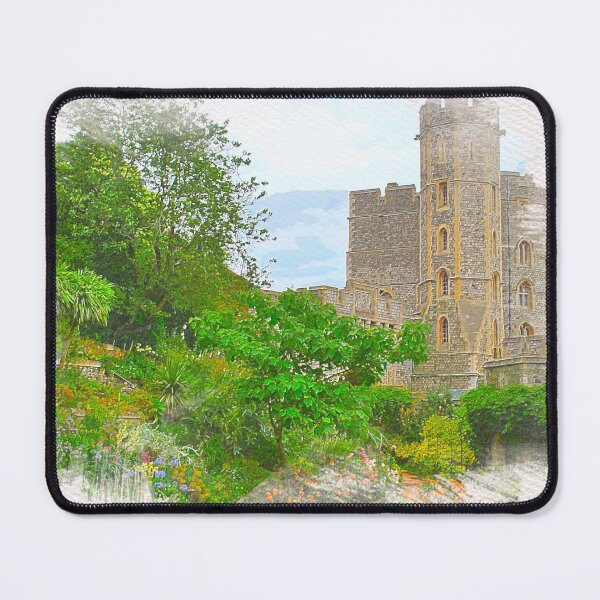 Item preview, Berkshire Windsor Castle Watercolor Painting designed and sold by Dingy Designs.