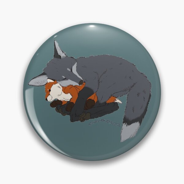 Item preview, Baby fox cuddle time designed and sold by waywardfoxkit.