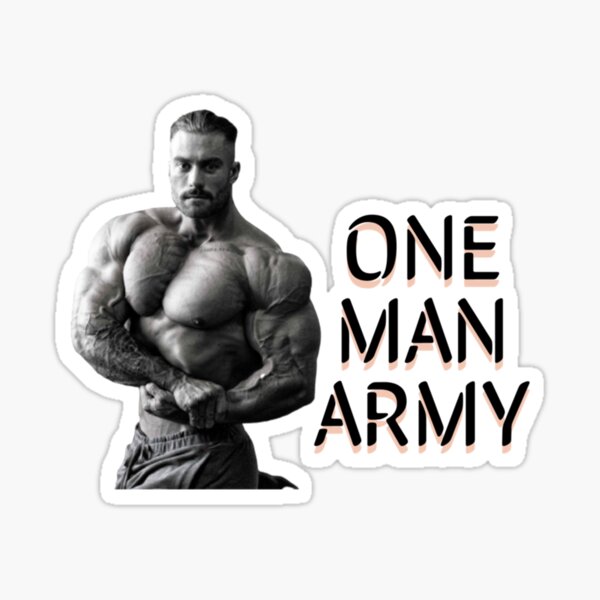 Cbum, ONE MAN ARMY Sticker