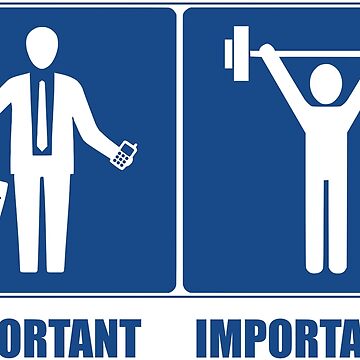 Artwork thumbnail, Work Is Important Weightlifting Is Importanter by Esskay Designs