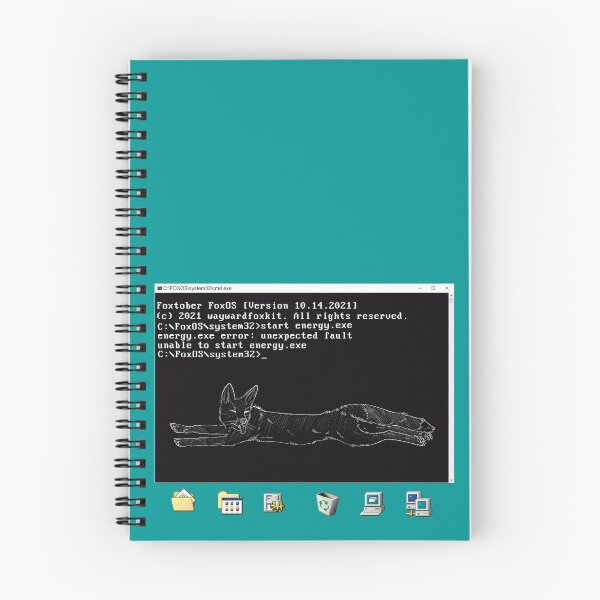 Item preview, MS-DOS based energy failure designed and sold by waywardfoxkit.
