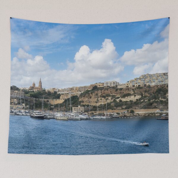 Item preview, Mgarr Harbour Speeding Dinghy - Delightful Gozo Island in Malta designed and sold by Georgia Mizuleva.