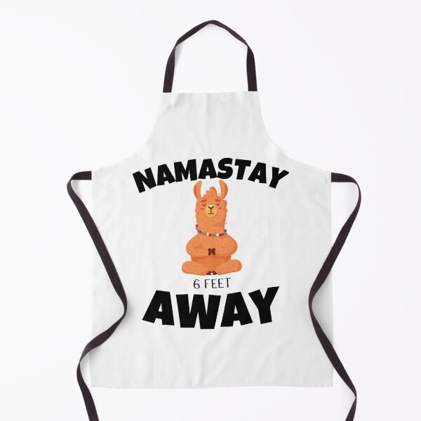 Item preview, Namastay 6 Feet Away Men Women and Youth Workout Meditation Funny And Cute Lama Yoga Lifestyle designed and sold by Diferenty Shop ⭐⭐⭐⭐⭐.
