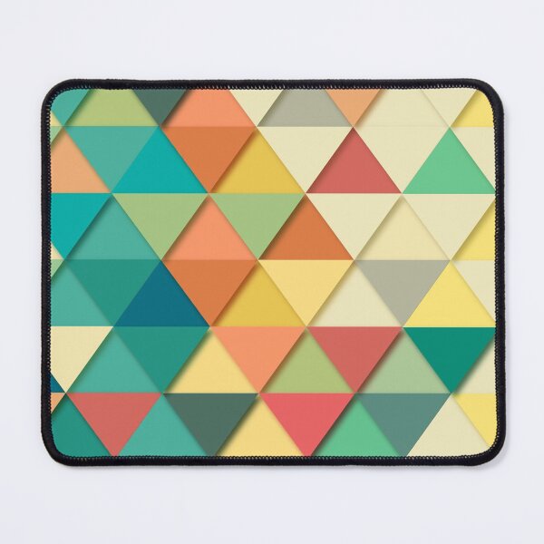 Item preview, modern triangles Colorful  designed and sold by MiroStores.