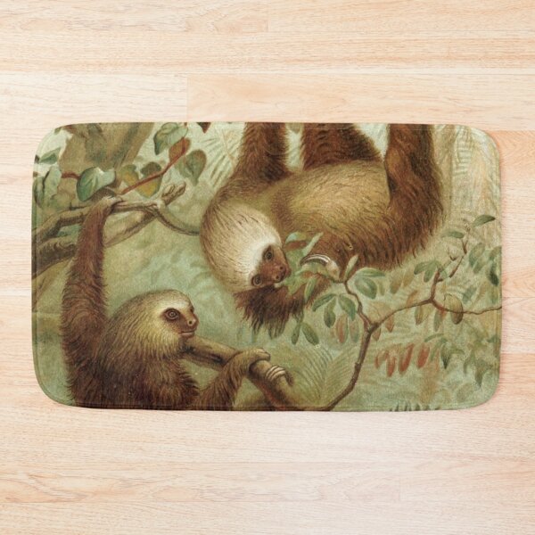 Item preview, Two Toed Sloth Vintage Artwork | Zoology Arts | Biology Art | Drawing Of Sloths designed and sold by WadeLestat.