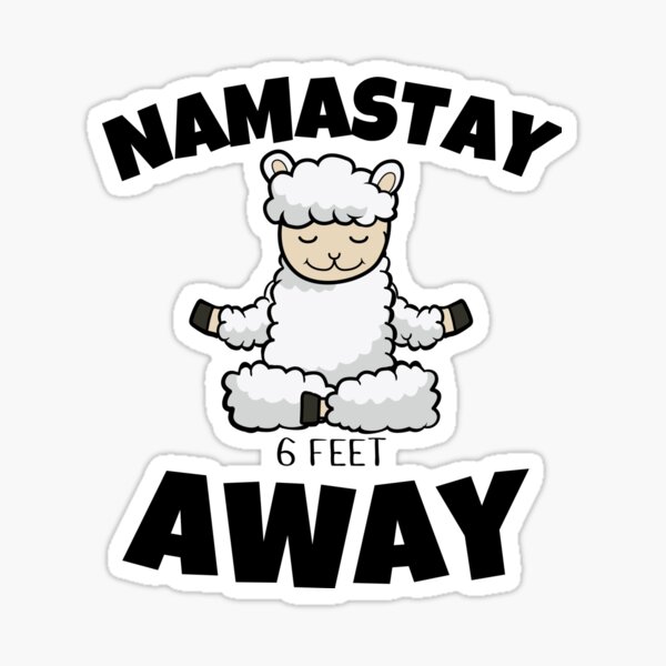 Yoga funny quote' Sticker