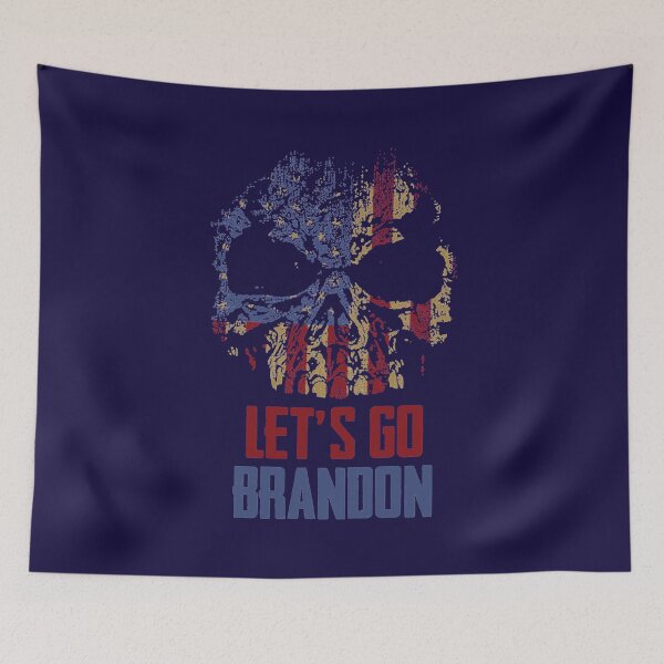 Item preview, Let's Go Brandon Vintage Lets Skull   designed and sold by Exoticd3sign.