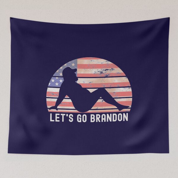 Item preview, Let's Go Brandon American Flag  designed and sold by Exoticd3sign.