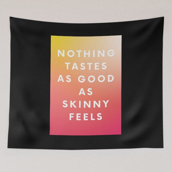 Item preview, Nothing tastes as good as skinny feels designed and sold by bubbletrendz.