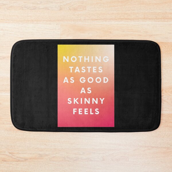 Item preview, Nothing tastes as good as skinny feels designed and sold by bubbletrendz.