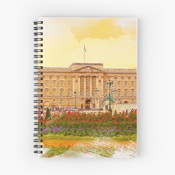 Item preview, Buckingham Palace Watercolor Painting designed and sold by Dingy Designs.