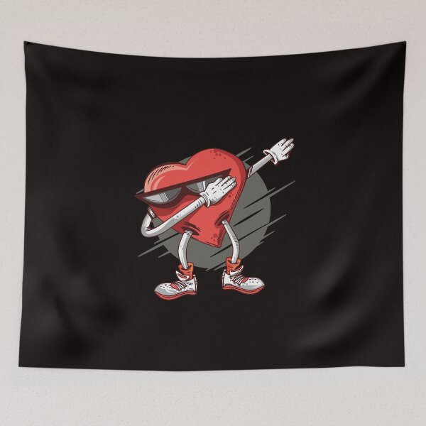 Item preview, Happy Valentines Day 2022 Dabbing Heart  designed and sold by solimangomaa.