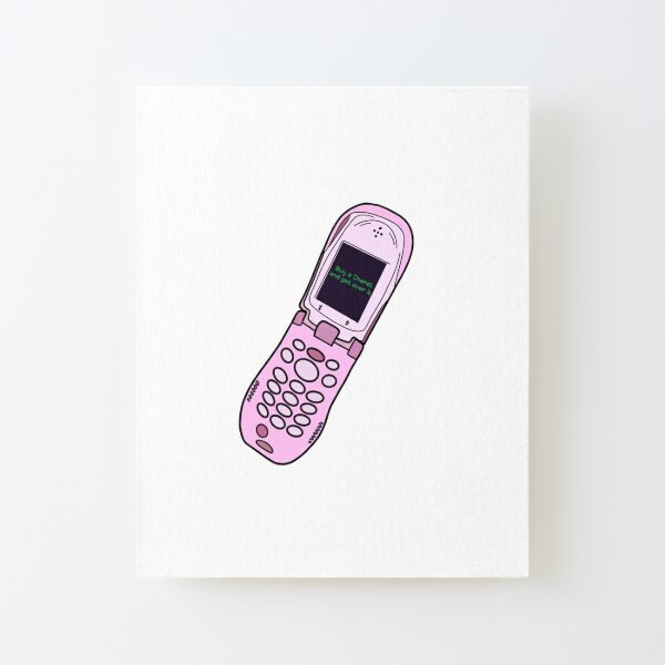 pink flip phone 2000s aesthetics Photographic Print for Sale by  forkmuddies