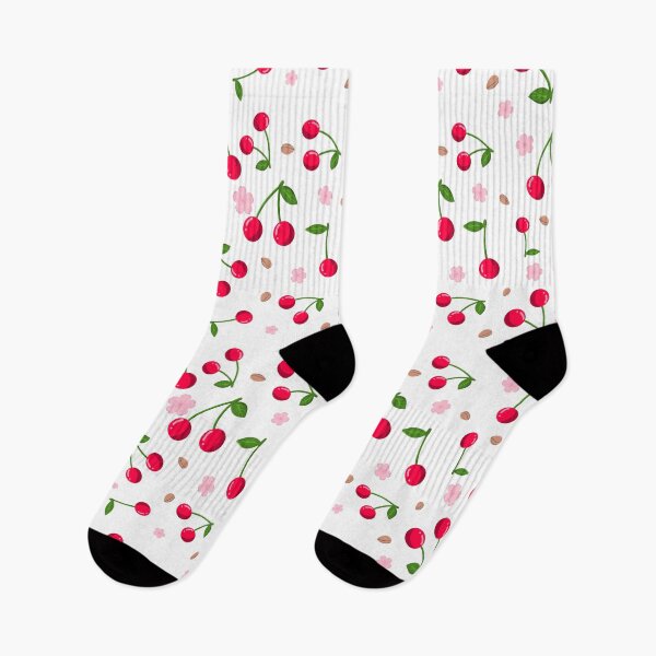 Item preview, Cherry pattern with cherry blossoms designed and sold by WinterJasmin.