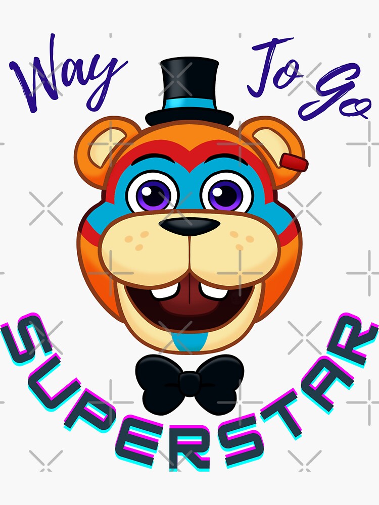 FNAF Stickers Glam Rock Freddy Free Shipping Includes Free 