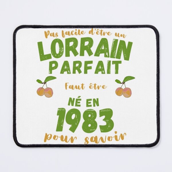 Item preview, Lorrain man humor 1983 birthday gift designed and sold by RomualdGR.