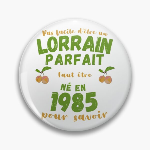 Item preview, Gift for men from Lorraine humor birthday 1985 designed and sold by RomualdGR.