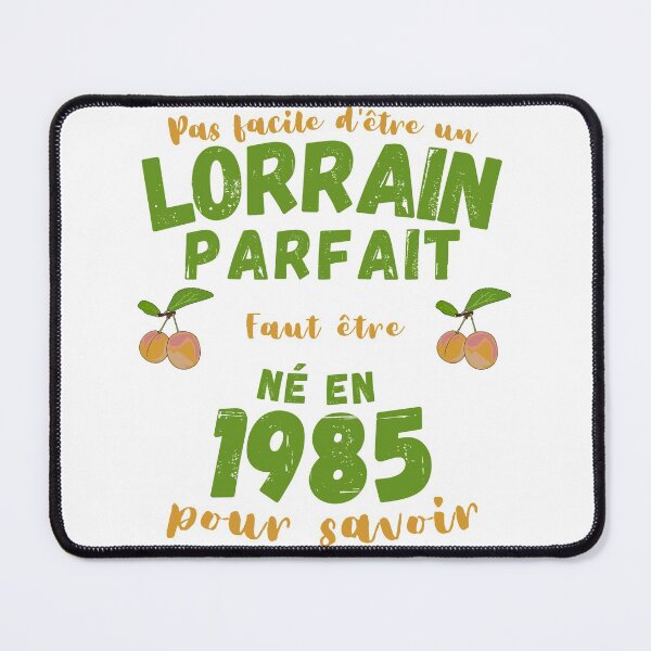 Item preview, Gift for men from Lorraine humor birthday 1985 designed and sold by RomualdGR.